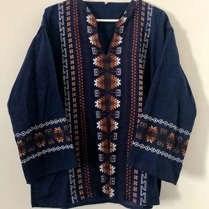 Hand-embroidered Guatemalan Shirt